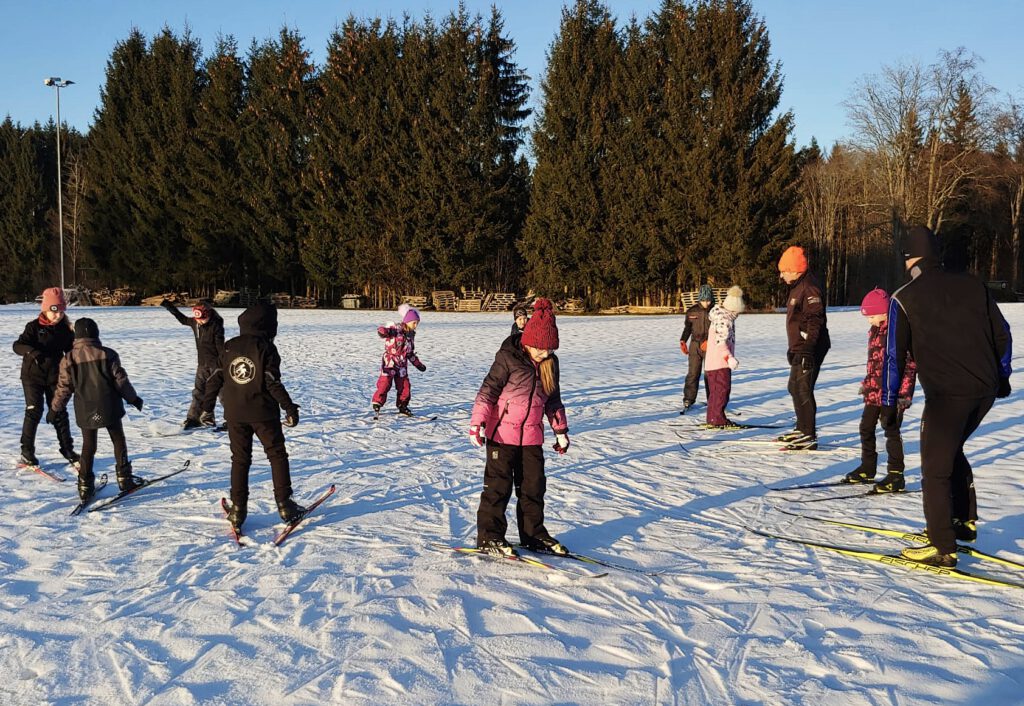 Erstes Schneetraining